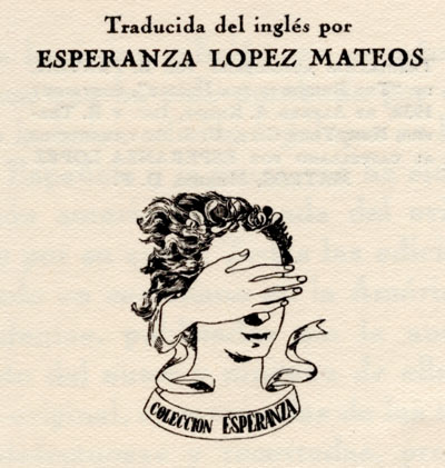 Logo of Esperanza on title page of Puente en la Selva
