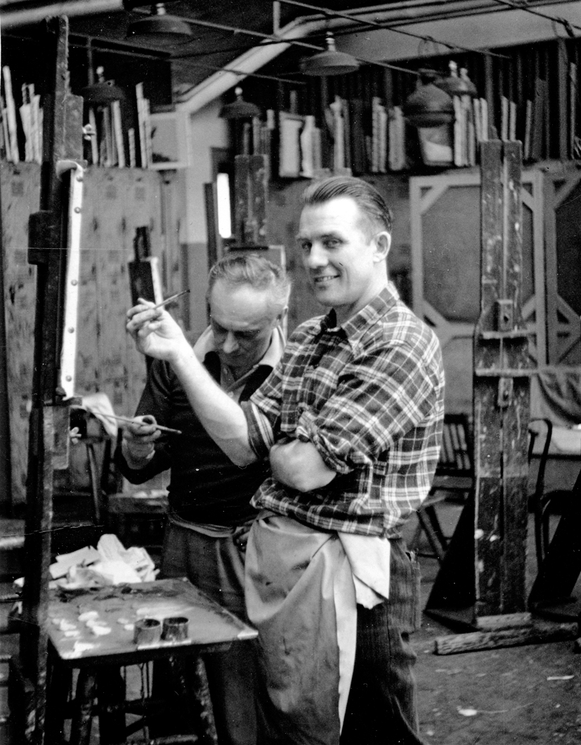 Henry Schnautz 1952 at Art Students League