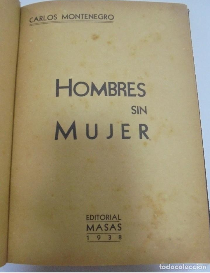 Title page for Hombres sin Mujer