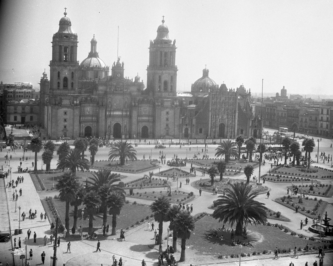 the Zocalo at Mexico City May 1946