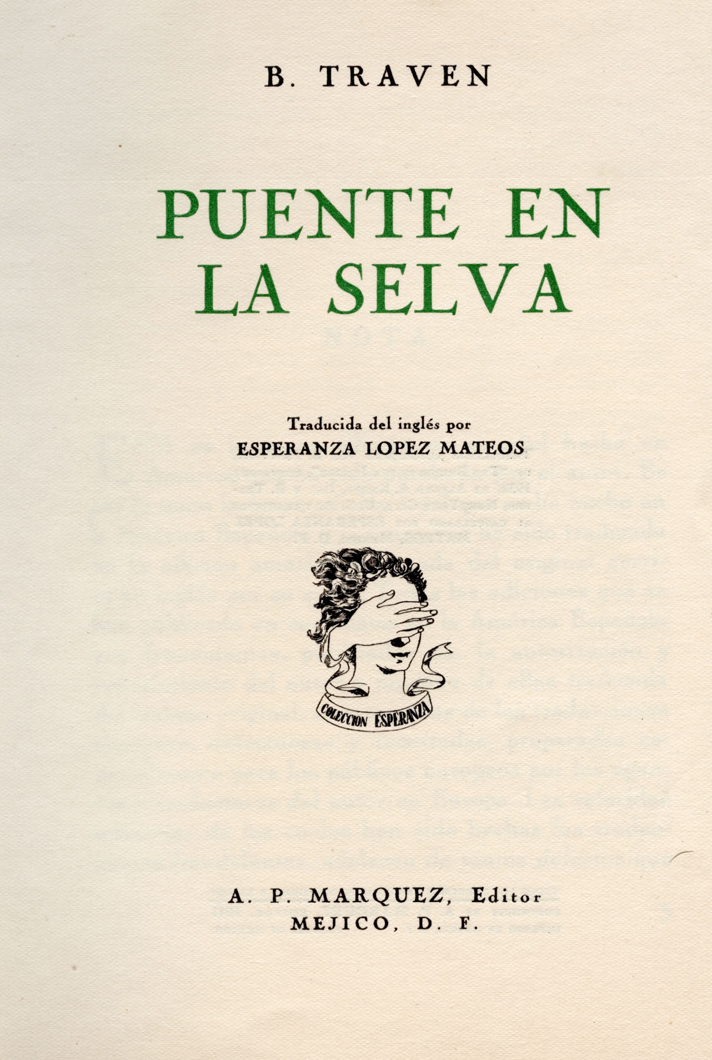 title page of Puente en la Selva