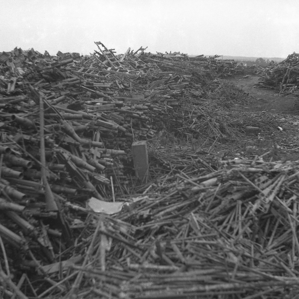 Henry Schnautz photo of ww2 scrap